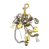 金/銀色鍍金 bag charm 手袋掛飾 鑰匙圈【LOUIS VUITTON LV 路易威登】