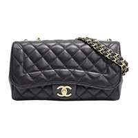 黑色 菱格紋 羊皮 Matelasse 25 鏈帶 肩背包 A93937【CHANEL 香奈兒】 A93937