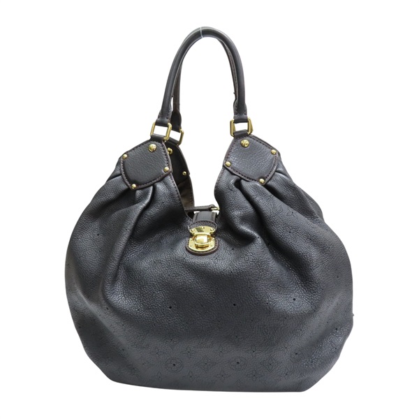 黑色 原花 Mahina 牛皮 XL 手提包【LOUIS VUITTON LV 路易威登】 M95547