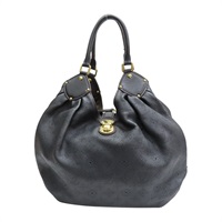 黑色 原花 Mahina 牛皮 XL 手提包【LOUIS VUITTON LV 路易威登】 M95547