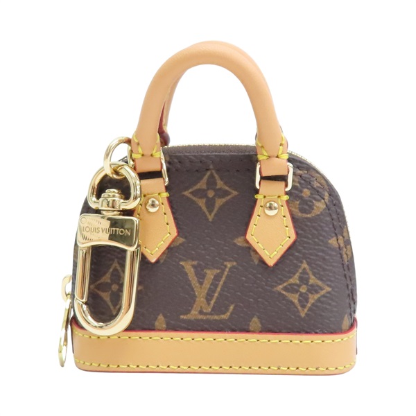 棕色 原花帆布 Micro Alma 包包 吊飾 M00995 【LOUIS VUITTON LV 路易威登】 M00995