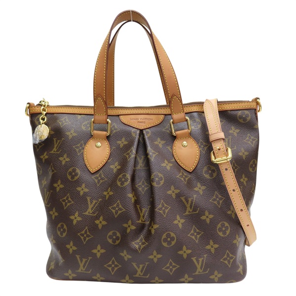 棕色 原花帆布 Palermo PM 兩用包【LOUIS VUITTON LV 路易威登】 M40145