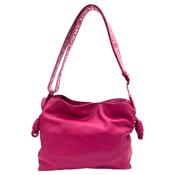 粉紅色 皮革 Flamenco Clutch 肩背包 【LOEWE 羅威】 A411FC1X838603