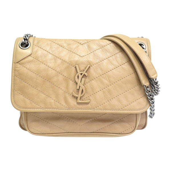 卡其色 牛皮 NIKI Medium 肩背包【SAINT LAURENT 聖羅蘭】 633158