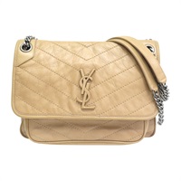 卡其色 牛皮 NIKI Medium 肩背包【SAINT LAURENT 聖羅蘭】 633158
