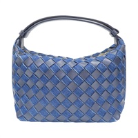 深藍色 牛皮 丹寧布 Wallace 手提包【BOTTEGA VENETA BV 寶緹嘉】 796393