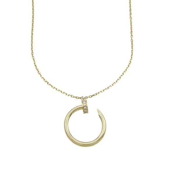 18K黃金 鑽石 Juste un Clou 項鍊【Cartier 卡地亞】 B7224512