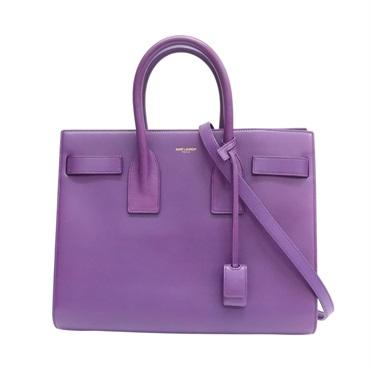紫色 牛皮 Sac De Jour bag 兩用包 355153【SAINT LAURENT YSL 聖羅蘭 】 355153