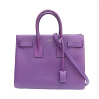 紫色 牛皮 Sac De Jour bag 兩用包 355153【SAINT LAURENT YSL 聖羅蘭 】 355153