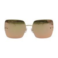茶色鏡片 鍍金 美洲豹 墨鏡 太陽眼鏡【Cartier 卡地亞】 CT0121SA