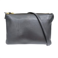 黑色 羊皮 Trio 斜背包 肩背包【CELINE 賽琳】 165113