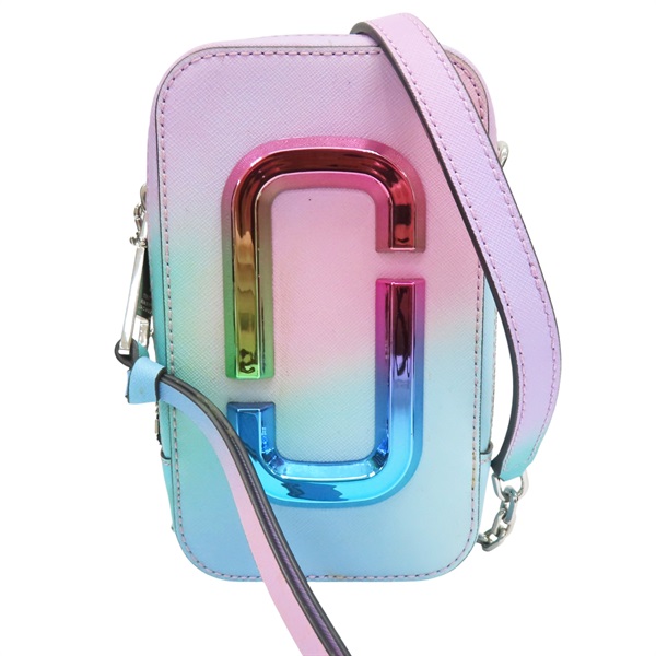 藍紫色漸層 牛皮 Hotshot 肩背包【MARC JACOBS 馬克·雅各布斯】  M0016803-301