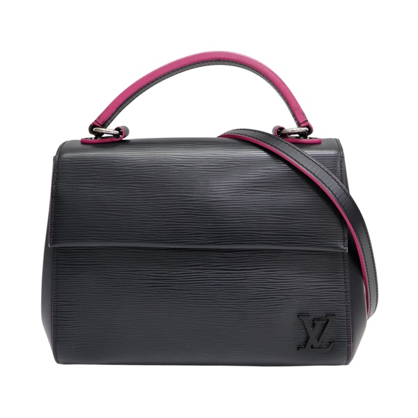 黑/粉色 EPI 水波紋 牛皮 Cluny BB 兩用包 M54167 (缺鑰匙圈)【LOUIS VUITTON LV 路易威登】 M54167
