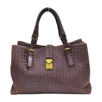 棕色 編織羊皮 Roma 托特包 手提包 171265【BOTTEGA VENETA 寶緹嘉】 171265