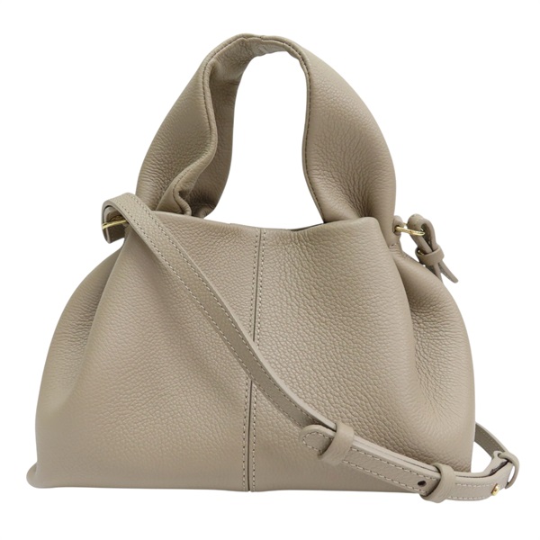 灰色 牛皮 雲朵包 兩用包【Polène波黛娜】 365598