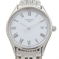 白色錶面 Lyre 25毫米 不銹鋼錶帶 女士 腕錶【LONGINES浪琴表】 L4.259.4