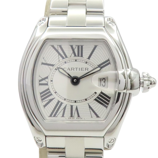 米色錶盤 不鏽鋼 Roadster SM 腕錶【Cartier 卡地亞】 W62016V3