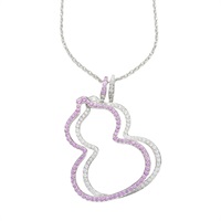 18K白金/黃金 鑽石 Qeelin Wulu 項鍊【JEWELRY 無品牌珠寶】 Qeelin Wulu necklace