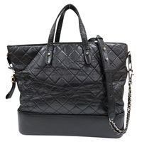 黑色 牛皮 兩用包 (無卡)【CHANEL 香奈兒】