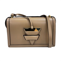 棕色 皮革 Barcelona 肩背包【LOEWE 羅威】 302.74XM15