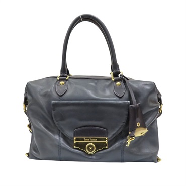 藍色 牛皮 手提包【LOUIS VUITTON LV 路易威登】 VIP限定品