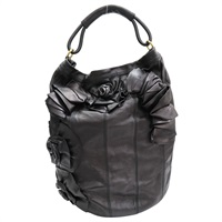 黑色 羊皮 Rose Vertigo 水桶 手提包【 Valentino范倫鐵諾 】