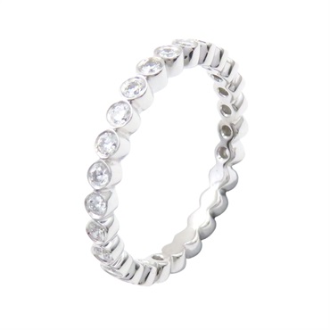 950純銀 鑽石 jazz full circle ring 戒指【Tiffany & Co 蒂芬妮】