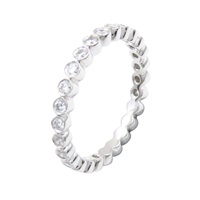 950純銀 鑽石 jazz full circle ring 戒指【Tiffany & Co 蒂芬妮】