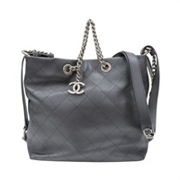 黑色 菱格紋 牛皮 Urban Allure 鍊帶 單肩包 肩背包【CHANEL 香奈兒】 A98697