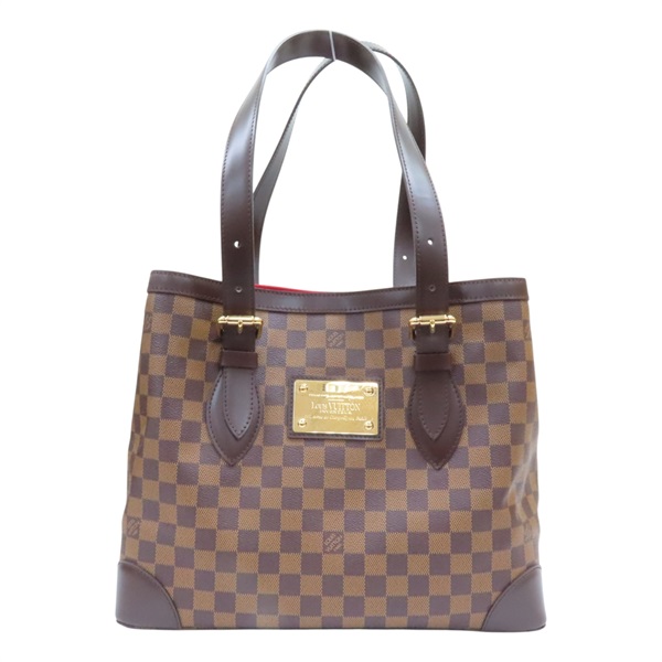 棕色 原花 帆布 Hampstead MM 肩背包【LOUIS VUITTON LV 路易威登】 N51204
