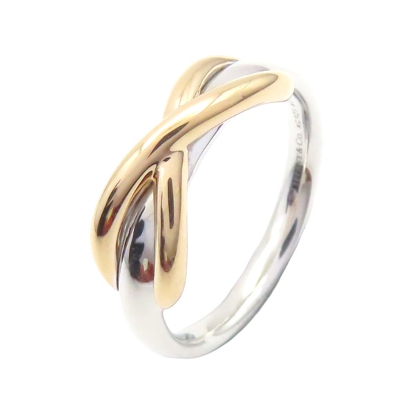 18K玫瑰金 925純銀 Infinity 戒指【Tiffany & Co 蒂芬妮】