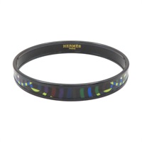 黑色/多色 琺瑯 鍍金 Email Bangle 手環【HERMES 愛馬仕】