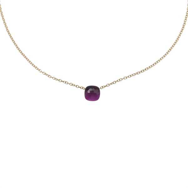 18黃K 紫水晶 項鍊【Pomellato 寶曼蘭朵】