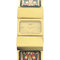 金色錶盤 鍍金 Loquet 腕錶【HERMES 愛馬仕】 L01.201