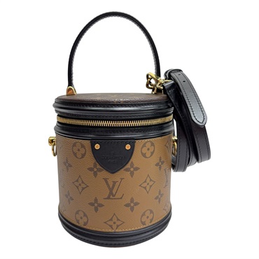 棕色 原花 Reverse 帆布 Cannes 兩用包【LOUIS VUITTON LV 路易威登】 M43986