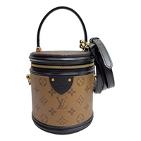 棕色 原花 Reverse 帆布 Cannes 兩用包【LOUIS VUITTON LV 路易威登】 M43986