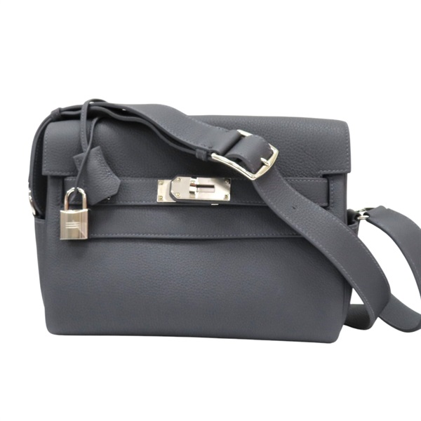 石板灰 Togo牛皮 Kelly Messenger PM 肩背包 K刻 銀扣【HERMES 愛馬仕】