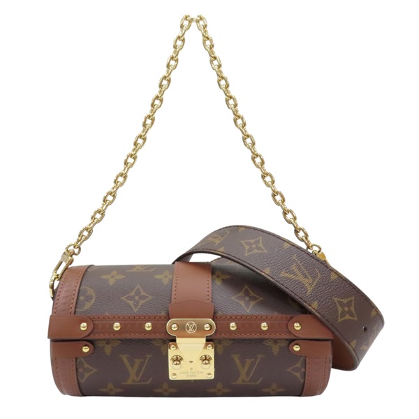 棕色 原花帆布 Papillon Trunk 兩用包【LOUIS VUITTON LV 路易威登】 M57835