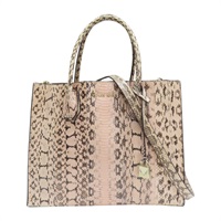 粉色 蛇皮 Mercer 手提包 兩用包【MICHAEL KORS 麥可寇斯】 30F8TM9T3L