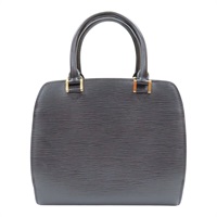 黑色 水波紋牛皮 Pont Neuf 手提包【LOUIS VUITTON LV 路易威登】 M52052