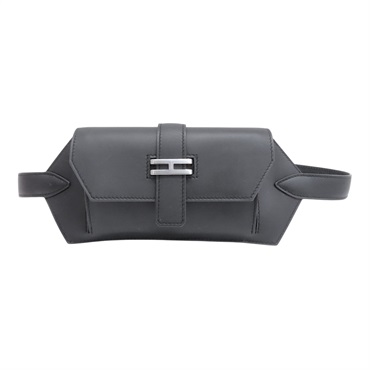 黑色 swift牛皮 Elan Pocket 24 Belt 腰帶 皮帶【HERMES 愛馬仕】