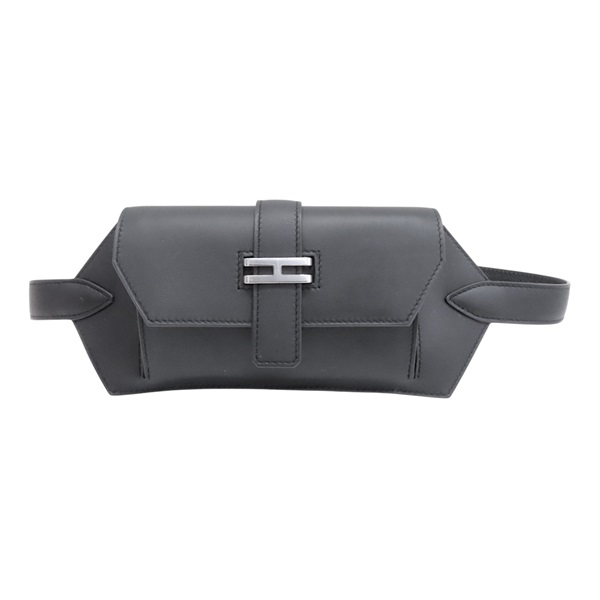 黑色 swift牛皮 Elan Pocket 24 Belt 腰帶 皮帶【HERMES 愛馬仕】