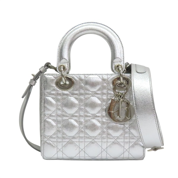 銀色牛皮 My ABC Dior Lady Dior 兩用包 M0532OCALM900【Dior 迪奧】 M0532OCALM900