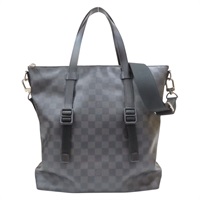 黑色 棋盤格 帆布 Skyline 手提/斜背 两用包【LOUIS VUITTON LV 路易威登】 N41456