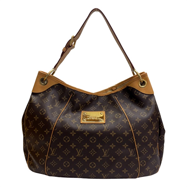 棕色 原花 帆布 Galliera GM 肩背包 金扣【LOUIS VUITTON LV 路易威登】 M56381