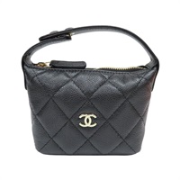 黑色 菱格紋 牛皮 Mini Bag 小包 手提包【CHANEL 香奈兒】