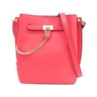 粉色 牛皮 Hamilton Legacy 中型水桶包 肩背包【MICHAEL KORS 麥可寇斯】 30S2L9HM6L