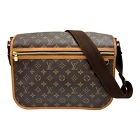 棕色 原花帆布 Messenger Bosphore GM 肩背包【LOUIS VUITTON LV 路易威登】 M40105