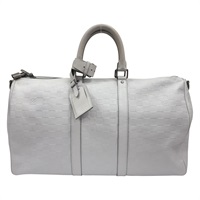 灰色 棋盤格 Infini Keepall Bandouliere 45 行李袋 (無鑰匙/無背帶)【LOUIS VUITTON LV 路易威登】 N41141