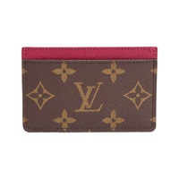 棕色 原花帆布 Porte Cartes Simple 卡夾 名片夾 M60703【LOUIS VUITTON LV 路易威登】 M60703